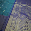 Arabian Green & Royal Blue Kanjivaram Silk Sarees