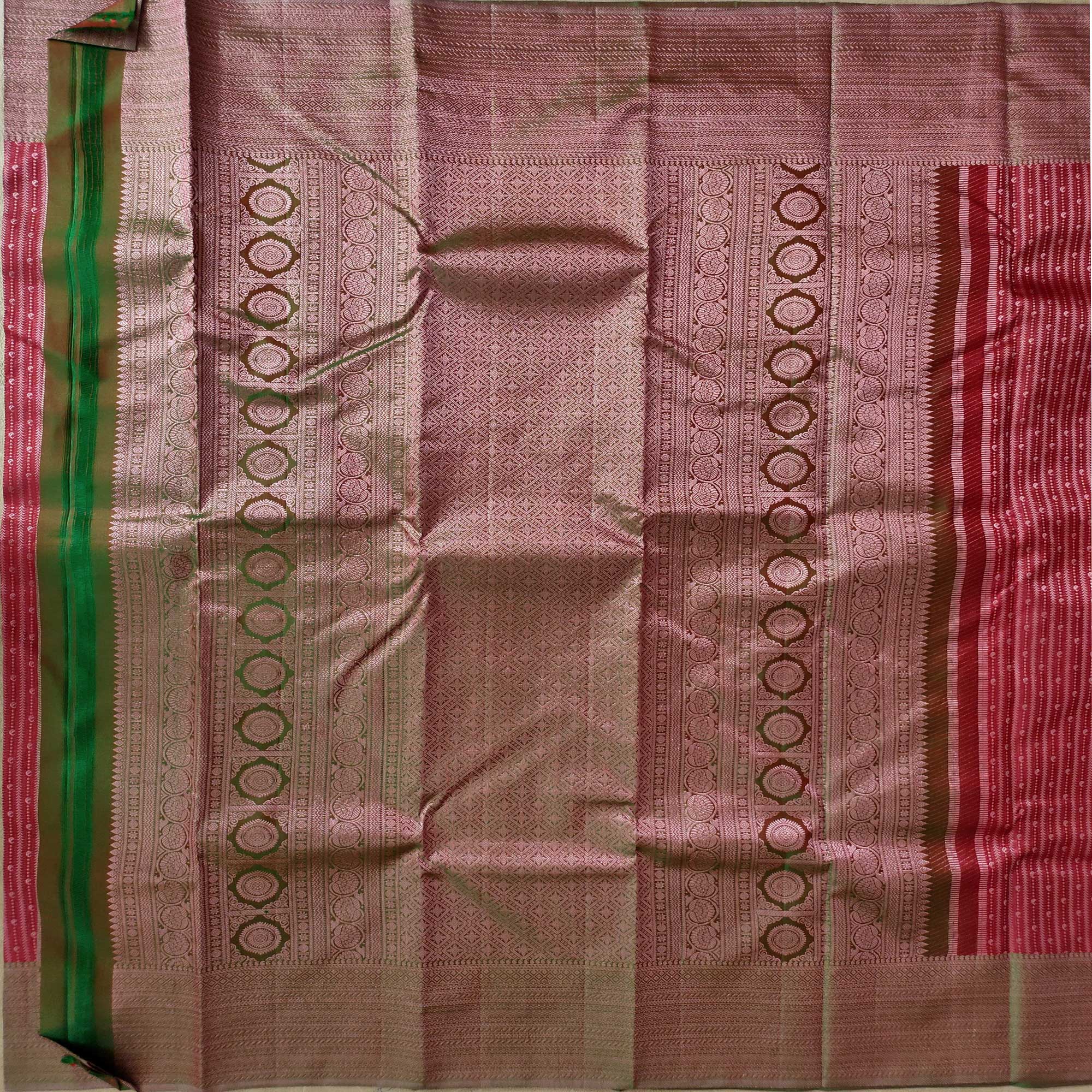 Damson Pink Dream: Pink Zari Kanjivaram Silk Sarees