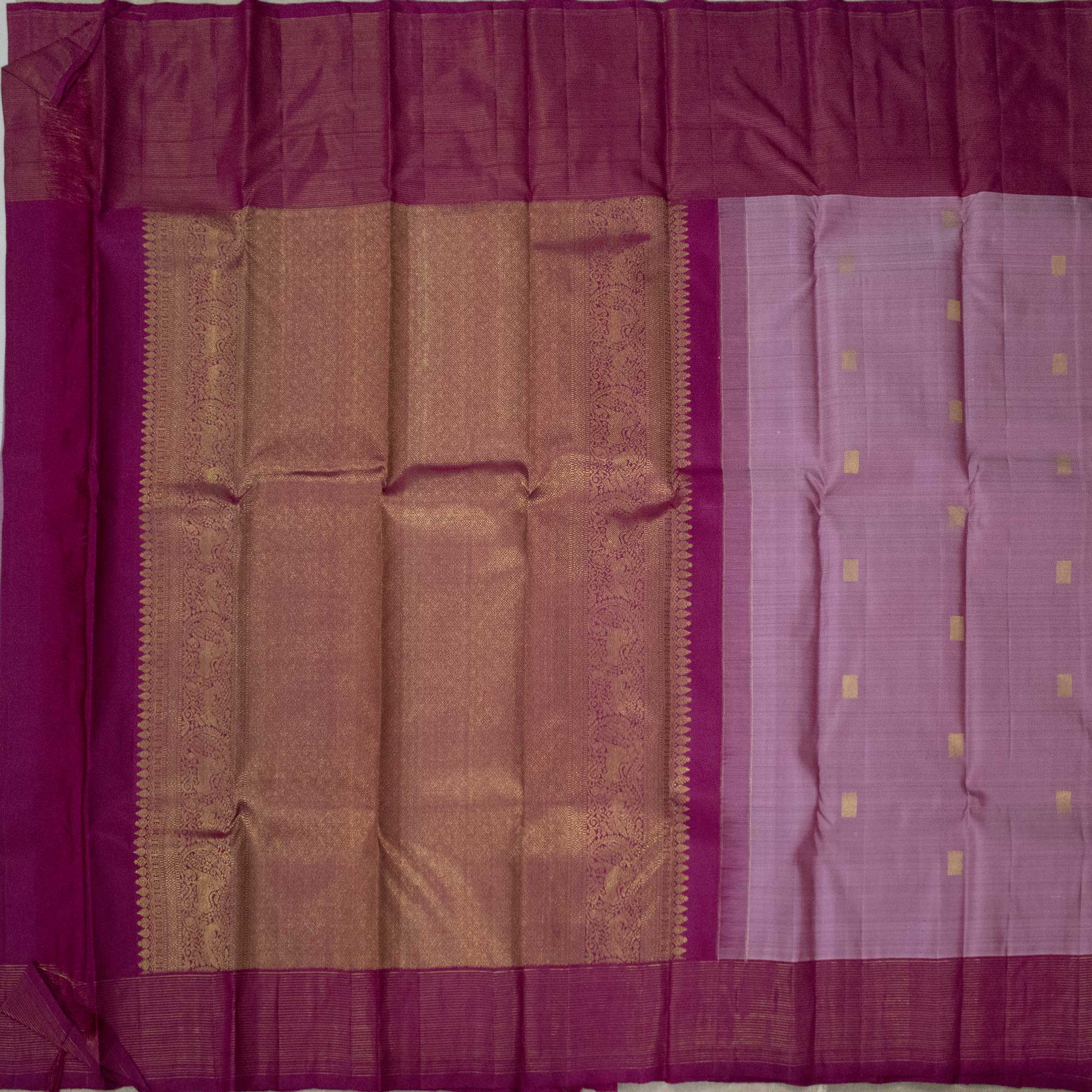 Delightful Candy Floss Pink Kanjivaram Silk Sarees