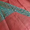 Emerald Elegance: Pink Zari Kanjivaram Silk Sarees