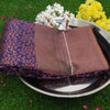 Luxurious Copper Zari Embellished Kanjivaram in Cadbury Purple