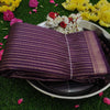 Luxurious Damson Purple Kanjivaram Silk Sarees